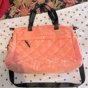 CORAL STEVE MADDEN OVERNIGHT/GYM BAG